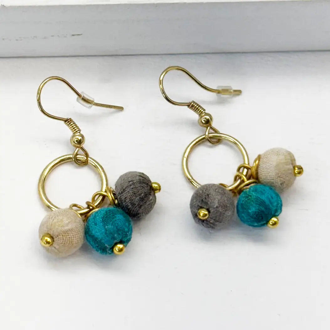 Kantha Aasha Monochrome Earrings