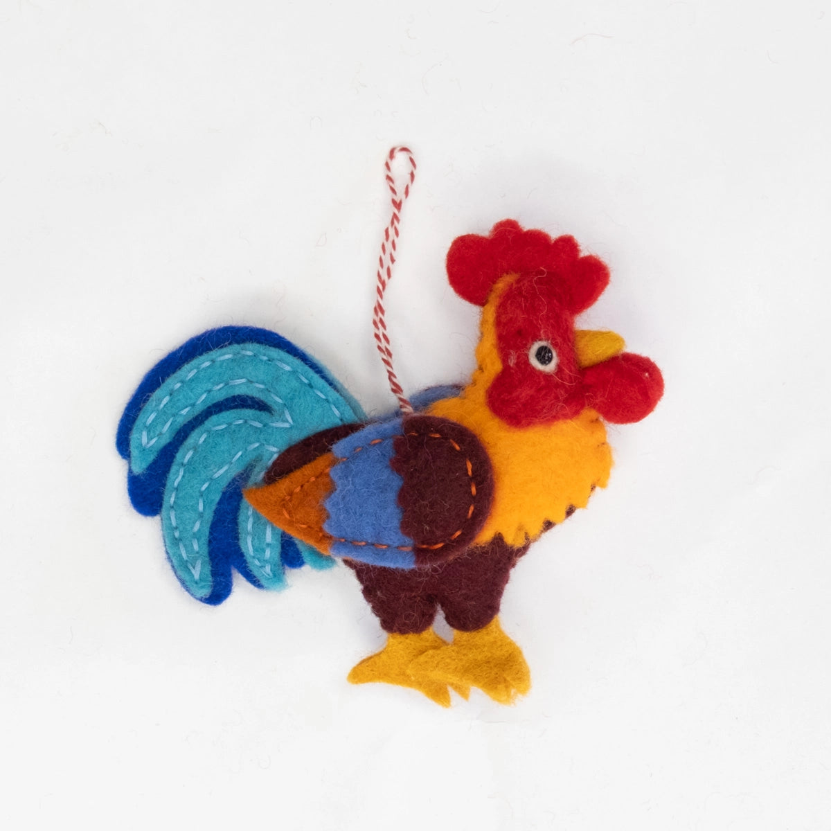 Ornament - Rooster with Big Tail