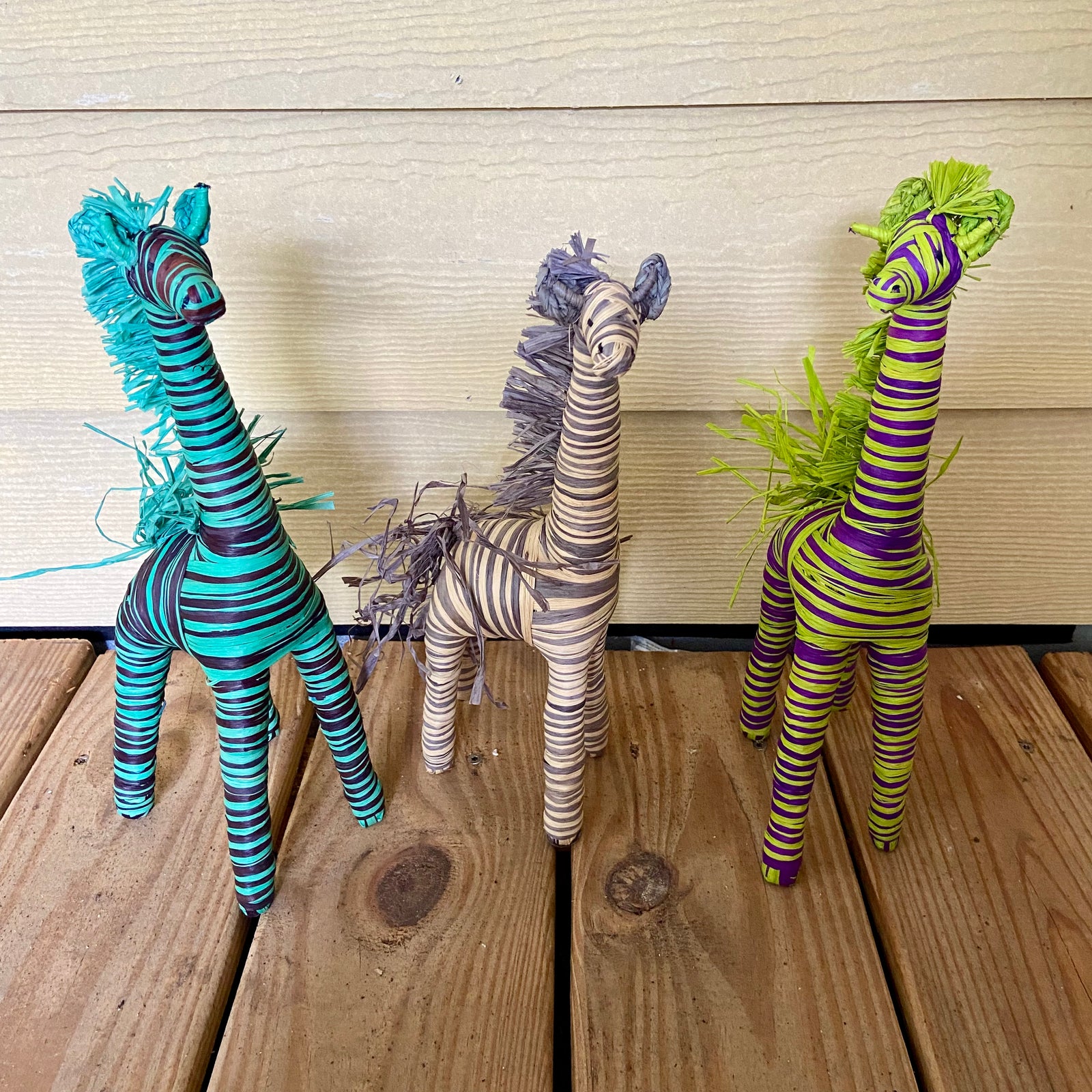 Raffia Giraffes -Large