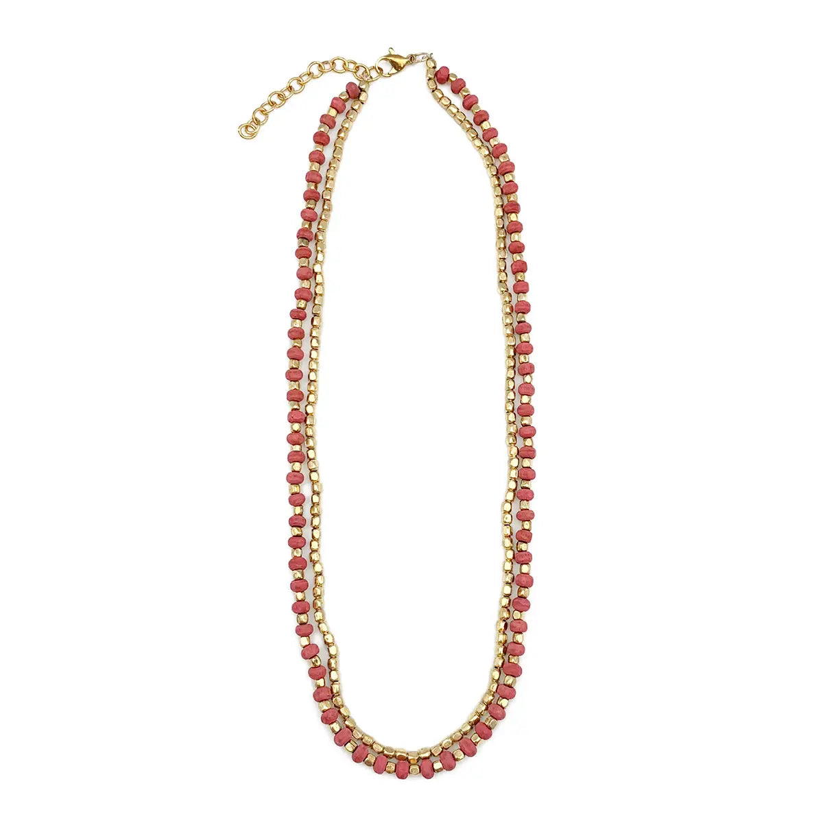 Sachi Mulberry Mix Necklace - Two Short Strands