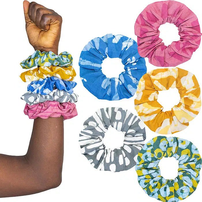 Scrunchie: Batik – Assorted-Organic