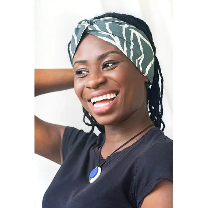 Women’s Headband Twist: Batik – Assorted-Organic