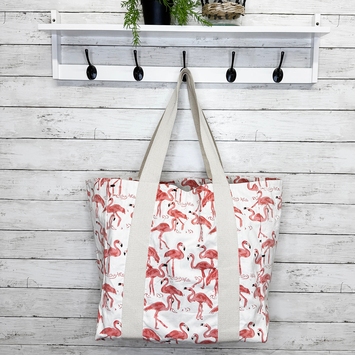 Block- Printed Canvas Bag
