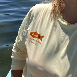 Light Yellow Fishing Shirt - A4 Cooling Performance Long Sleeve