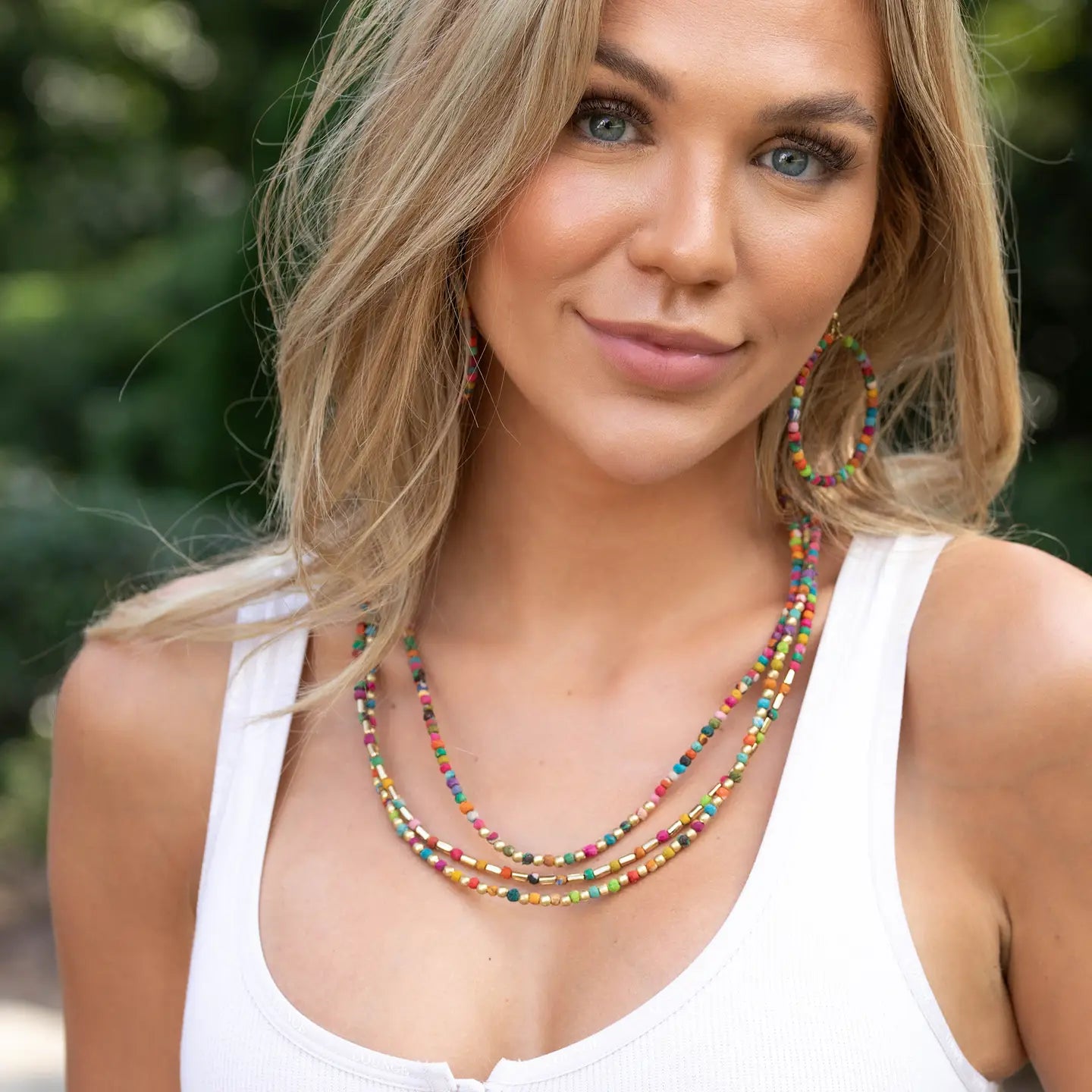 Beads Kantha Handcrafted Necklace