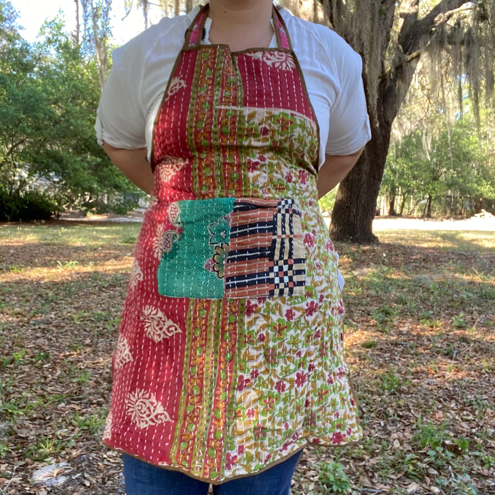 Kantha Aprons