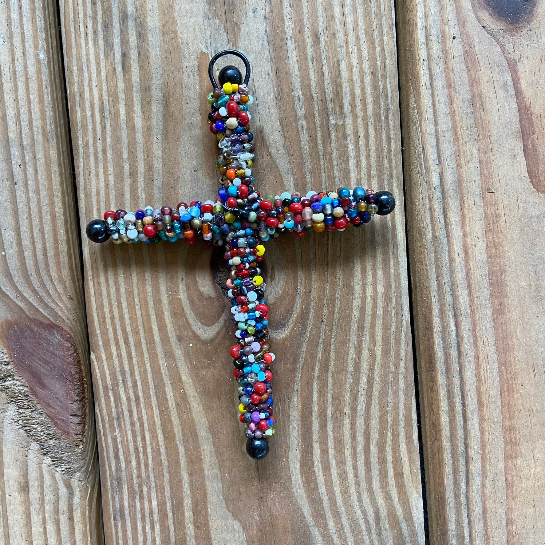 Glass Beaded Cross