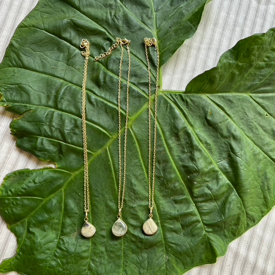 Polished Stone Necklace