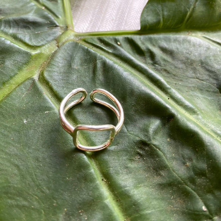 Square Ring- Sliver