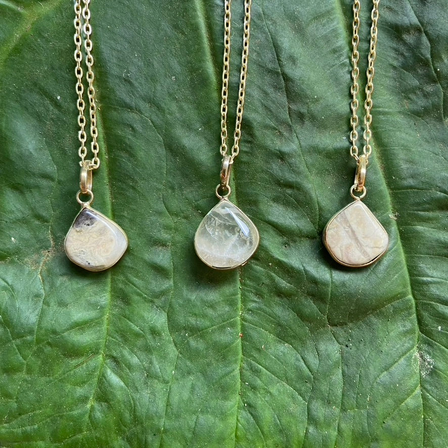Polished Stone Necklace