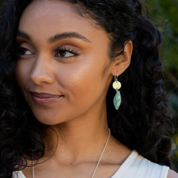 Amazonite Akriti Earrings