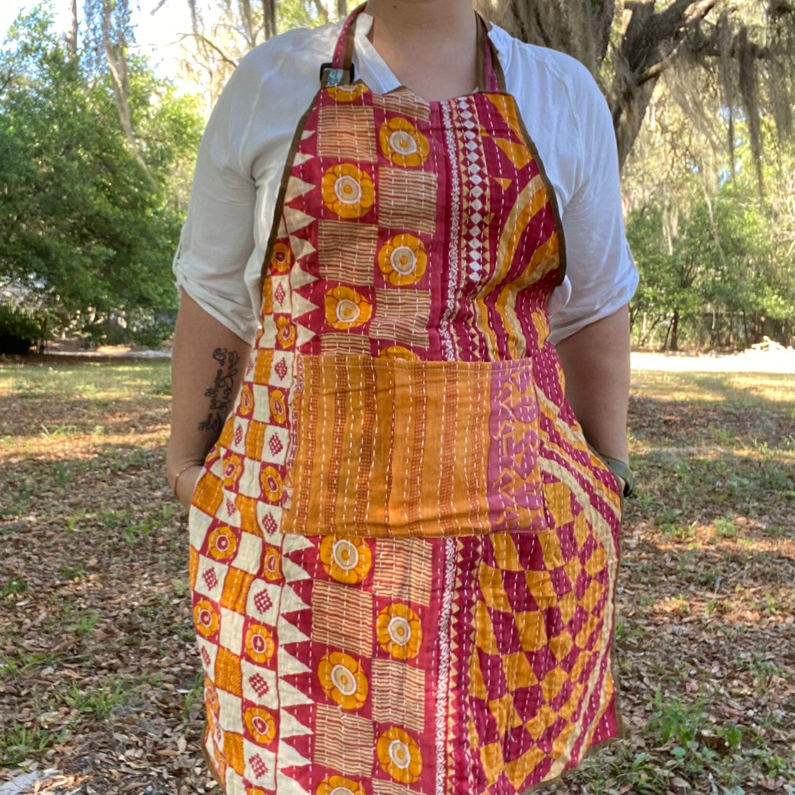 Kantha Aprons