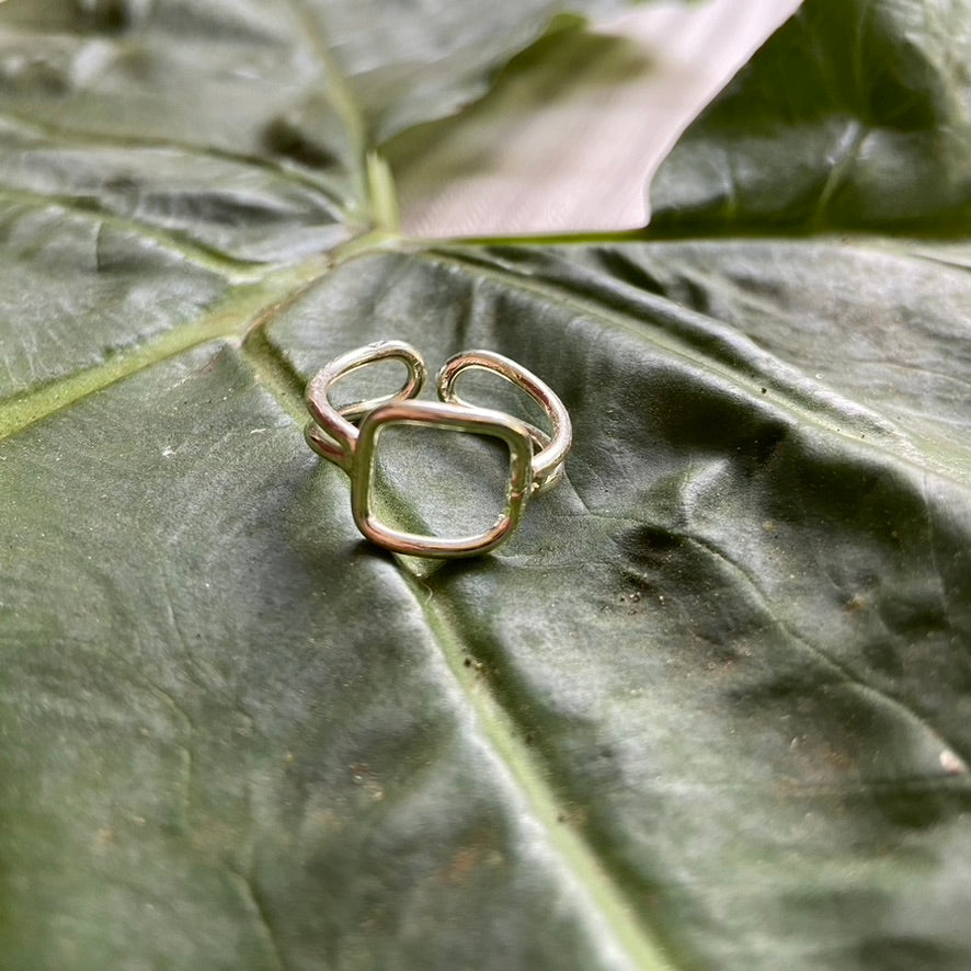Square Ring- Sliver