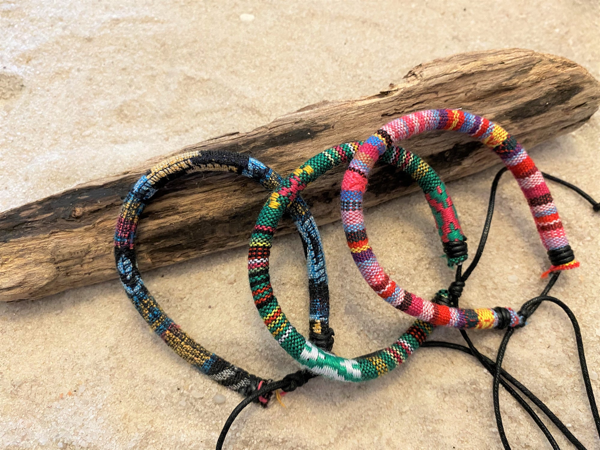 Guatemalan Multi-Colored Woven Adjustable Bracelet