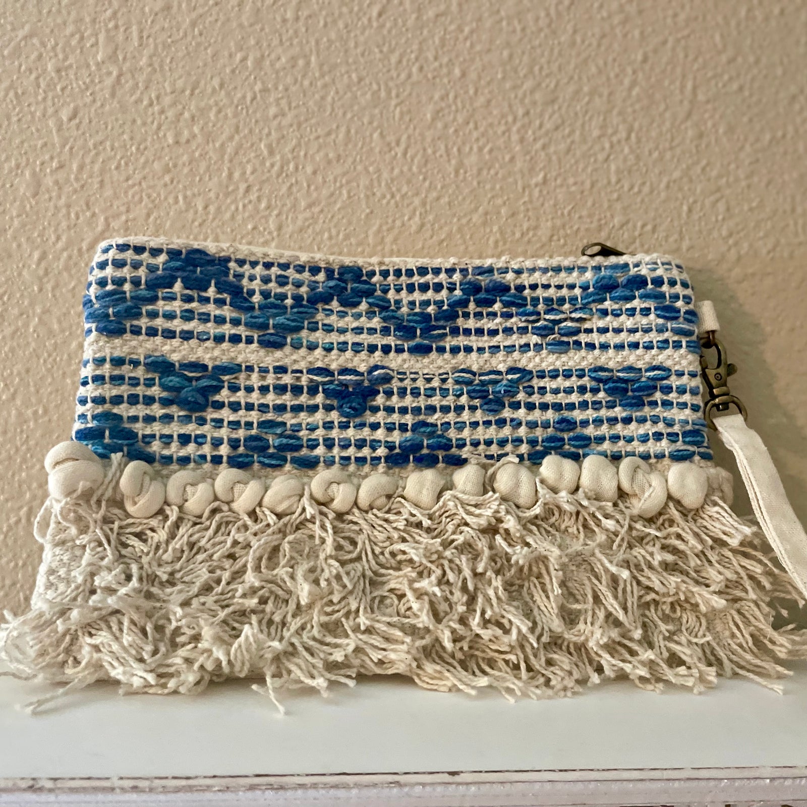 K&K Clutch Handbag-Blue