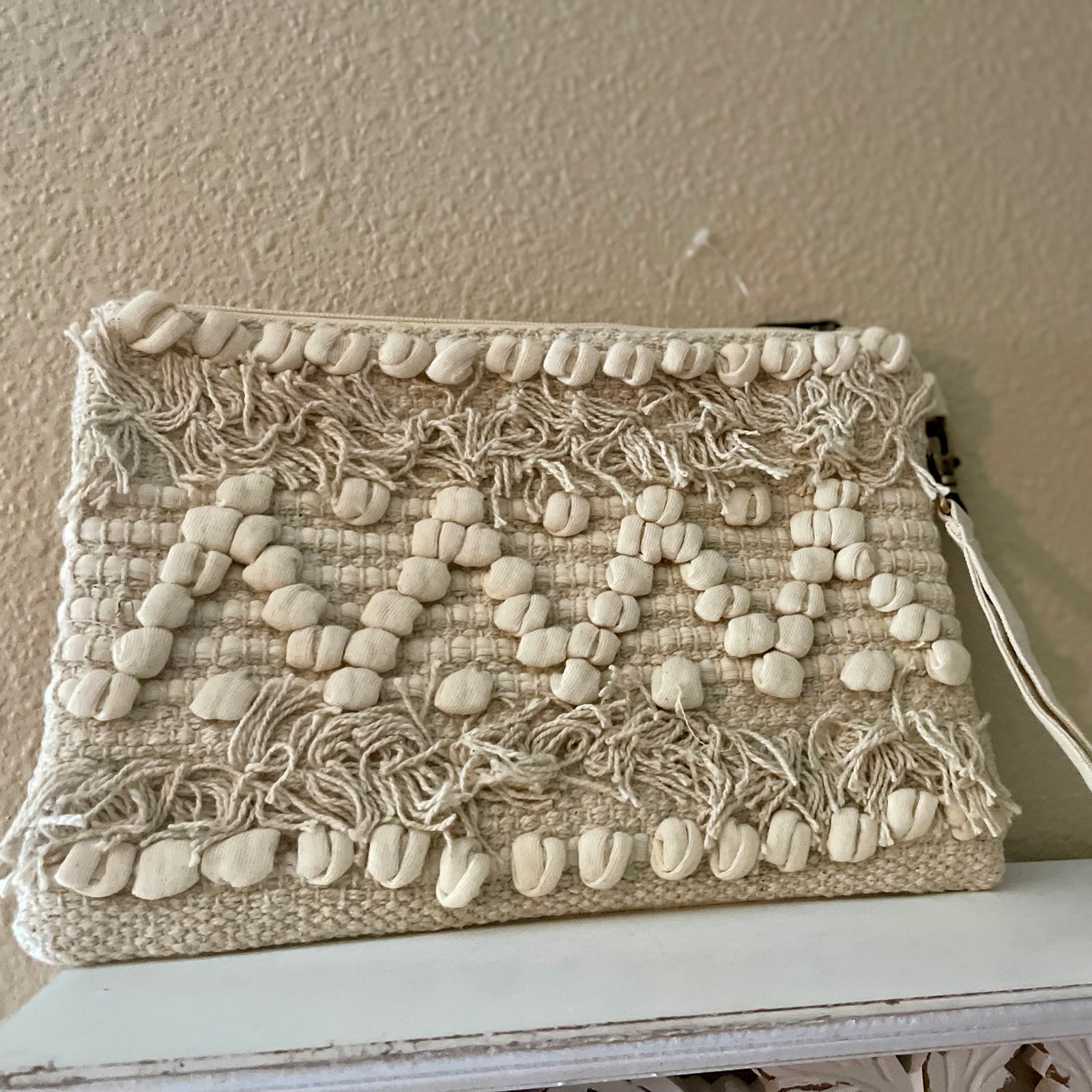 K&K Clutch Handbag-Beige