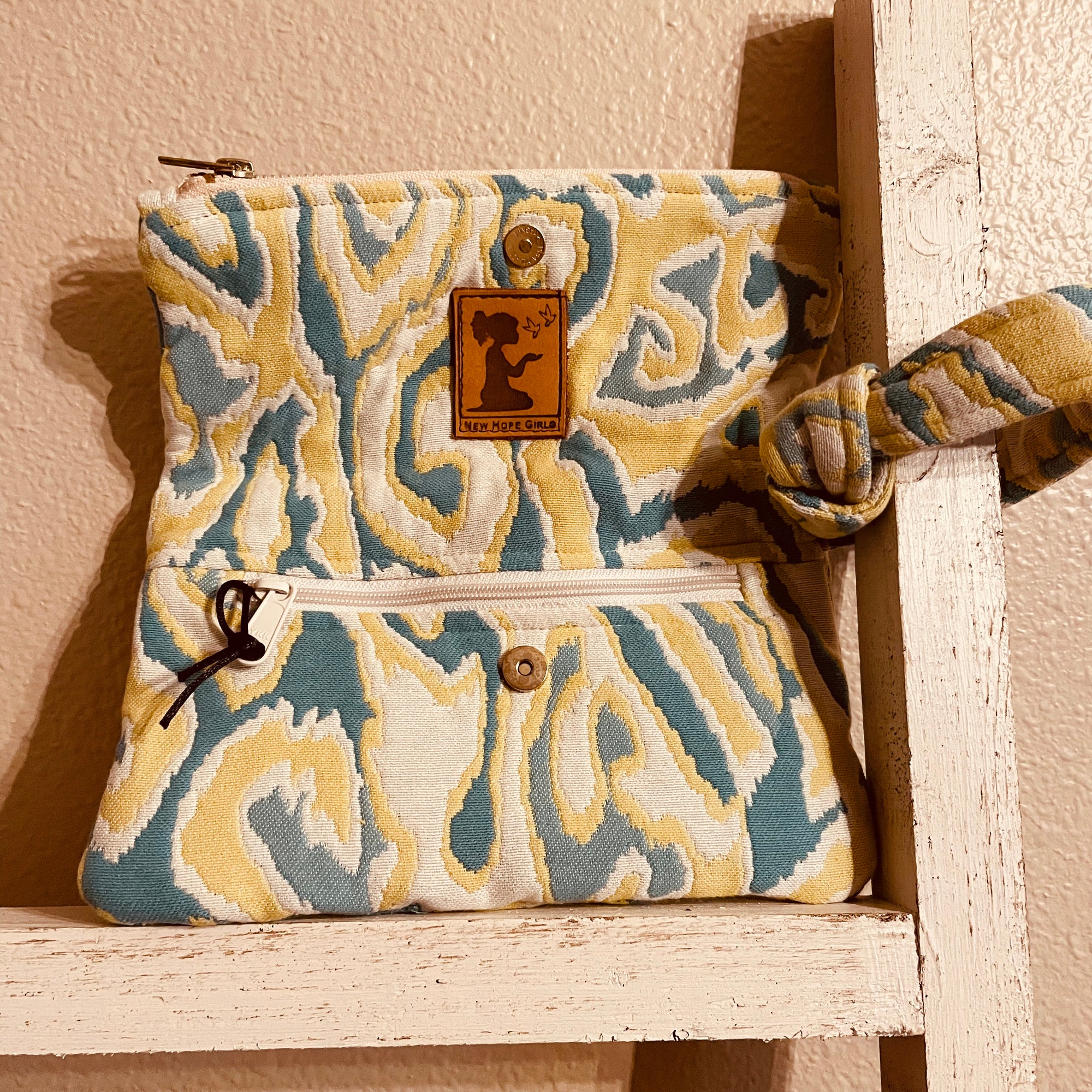New Hope Girl Clutch Blue & Yellow