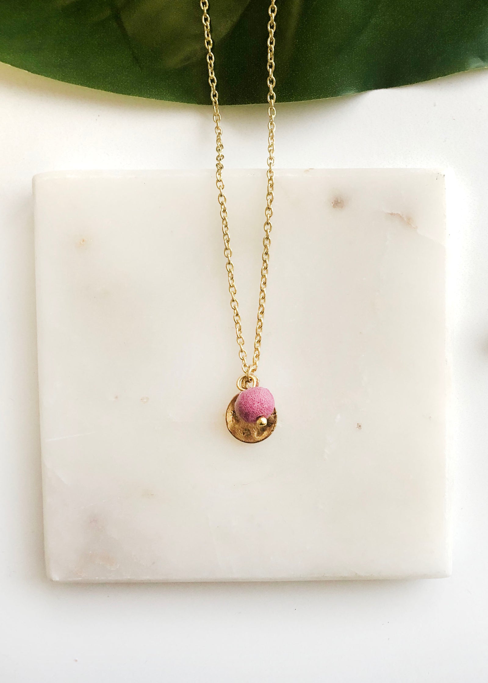 Kantha Camille Pendant Necklace